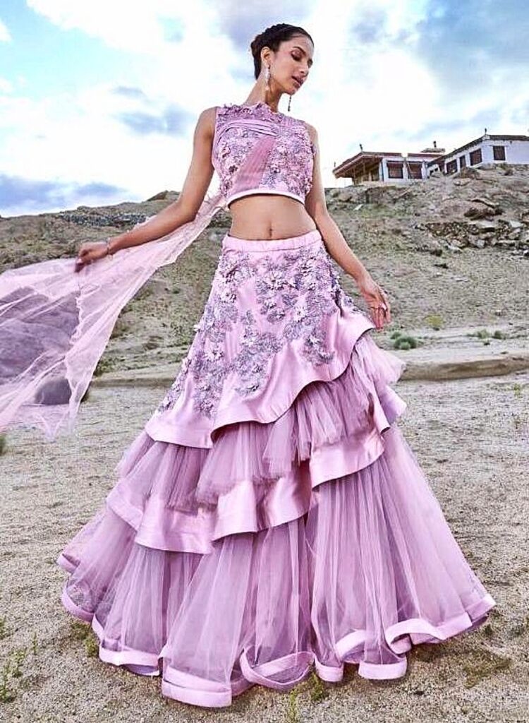 indo western lehenga