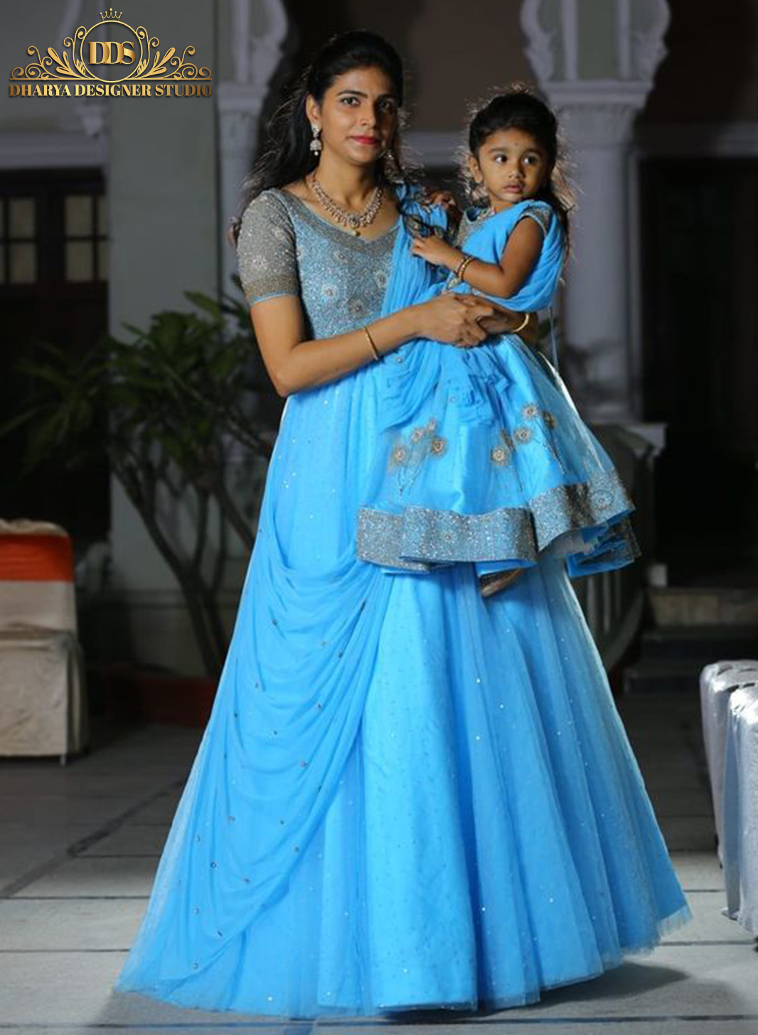 Matching Mother Daughter Dresses – South India Fashion