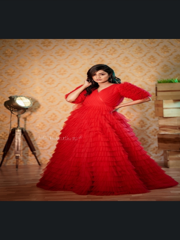 Medium Net Stylish Gown On Rent at Rs 2000/piece in Ambala | ID: 18025986555