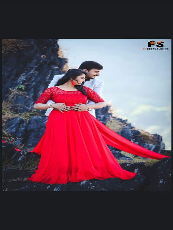 Net Red Prewedding gown, Tailed at Rs 8998 in Surat | ID: 23763310748
