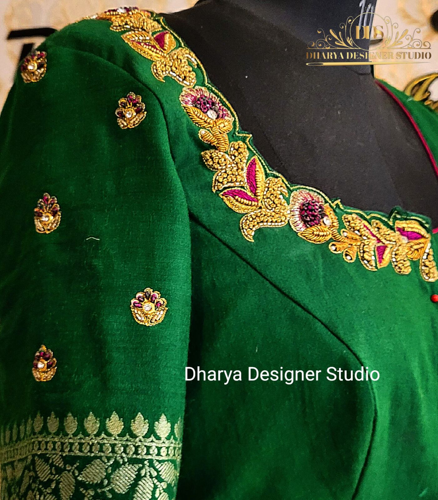 Kasu work blouse sales designs