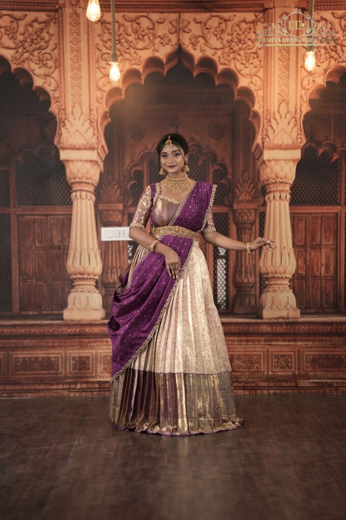 Silk half saree